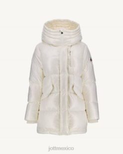 Jott Hombre Chaquetas | Jott Anorak lacado con capucha Great Cold blanc santa mujer 6L88588