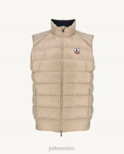Jott Hombre Chaquetas | Jott Plumífero sin mangas beige frío extremo tim hombres 6L88369