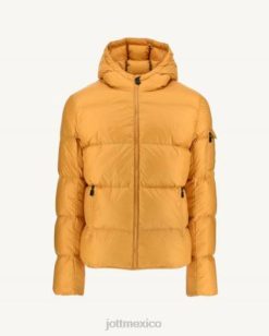 Jott Hombre Chaquetas | Jott chaqueta de plumón con capucha para frío extremo moutarde java hombres 6L88201