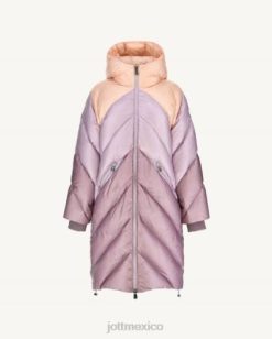 Jott Hombre Chaquetas | Jott chaqueta larga de plumas con capucha para frío extremo combo violeta cometa mujer 6L88627