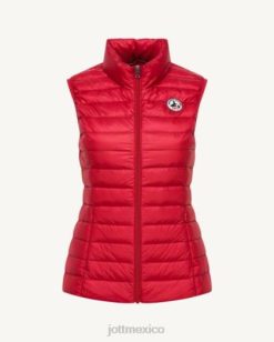 Jott Mexico | Jott Anorak ligero sin mangas rouge seda mujer 6L88658