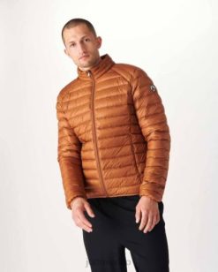 Jott Mexico | Jott Chaqueta de plumón ligera color caramelo mate. hombres 6L88328