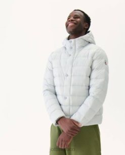 Jott Mexico | Jott chaqueta acolchada jorge gris suave con capucha hombres 6L88400