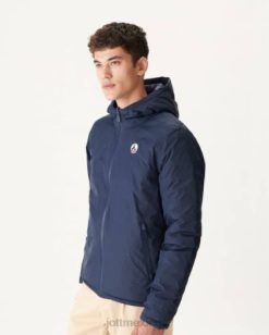 Jott Mexico | Jott chaqueta acolchada reversible marina con capucha bergen hombres 6L88205