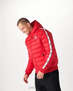 Jott Mexico | Jott chaqueta de plumón con capucha para frío extremo rouge ankara hombres 6L88256
