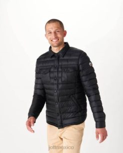Jott Mexico | Jott chaqueta de plumón ligera negra cris hombres 6L88352
