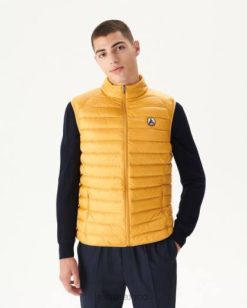 Jott Mexico | Jott chaqueta de plumón sin mangas amarillo mostaza tom hombres 6L88799
