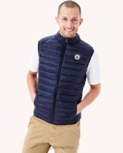Jott Mexico | Jott chaqueta de plumas azul marino sin mangas tom hombres 6L881