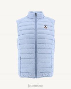 Jott Mexico | Jott chaqueta de plumas azul suave sin mangas tom hombres 6L88298
