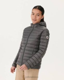 Jott Mexico | Jott chaqueta ligera con capucha antracita cloe mujer 6L88616