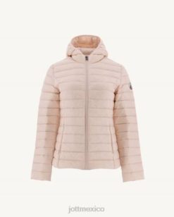 Jott Mexico | Jott chaqueta ligera con capucha cloe rosa suave mujer 6L88694