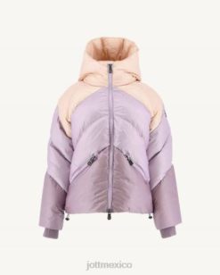 Jott Mexico | Jott combo violeta frío extremo chaqueta acolchada con capucha estelar mujer 6L88577