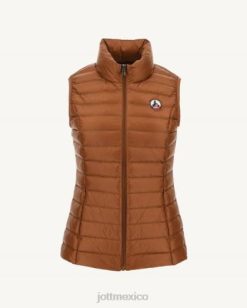 Jott Mujer | Jott Anorak ligero sin mangas caramelo seda mujer 6L88596