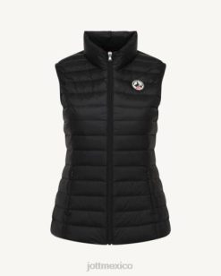 Jott Mujer | Jott Anorak ligero sin mangas negro seda mujer 6L88635