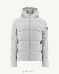 Jott Mujer | Jott Chaqueta acolchada con capucha gris suave Toledo para frío extremo hombres 6L88404