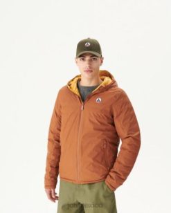 Jott Mujer | Jott chaqueta acolchada reversible con capucha caramelo/moutarde bergen hombres 6L88206