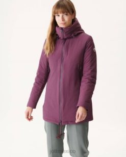 Jott Mujer | Jott chaqueta con capucha berenjena siberie mujer 6L88710