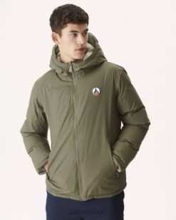 Jott Mujer | Jott chaqueta de plumón reversible con capucha para frío extremo ejército/sauge aspen hombres 6L88239