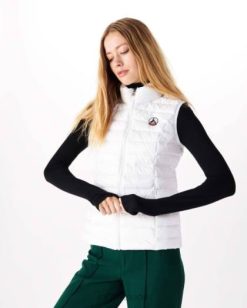 Jott Mujer | Jott chaqueta ligera sin mangas blanca seda hombres 6L88134